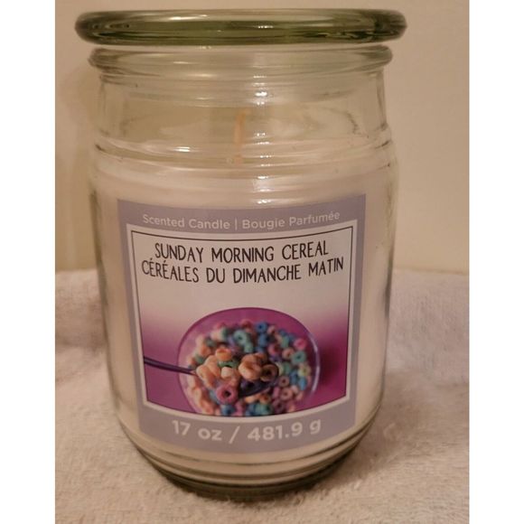 SUNDAYMORNING CEREAL SINGLE WICK SCENTED CANDLE BY ASHLAND 17 OZ WAX CANDLE - Picture 1 of 4
